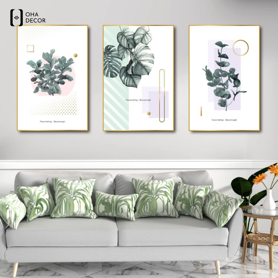 Bộ 3 tranh treo tường trang trí nhà Vĩnh Phúc đẹp cho mọi không gian 3 Mẫu bộ 3 tranh treo tường trang trí nhà Vĩnh Phúc được yêu thích