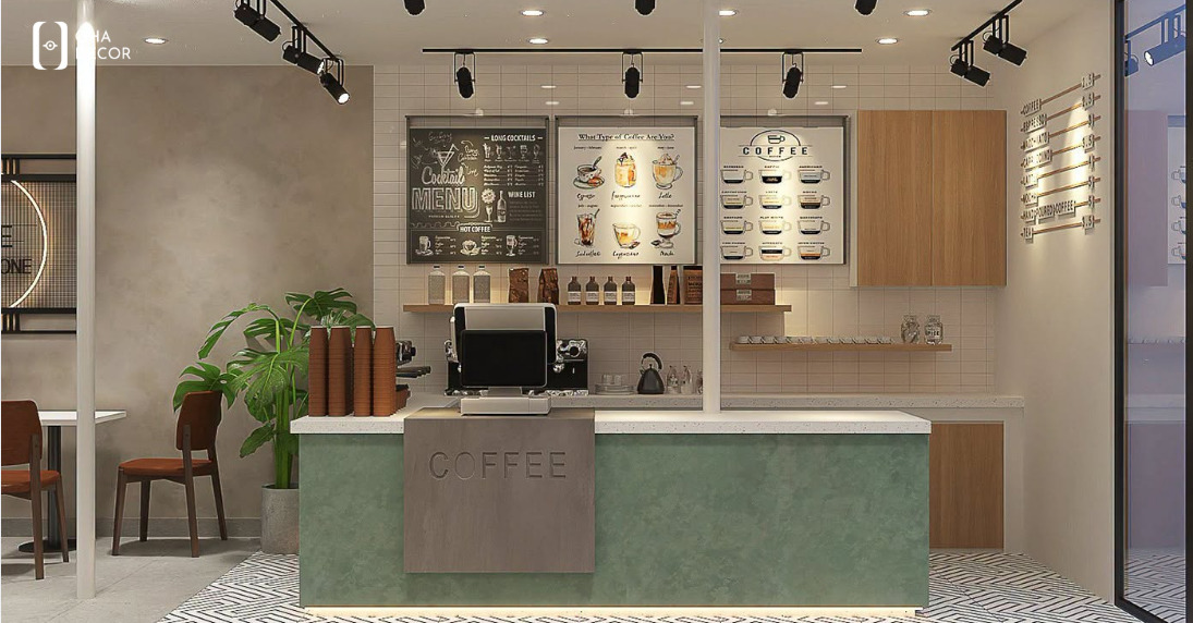 Dự án thiết kế thi công cafe Kon Tum - Coffee Time hiện đại và tiện nghi 1 thiết kế thi công cafe Kon Tum