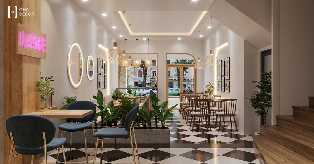 Dự án thiết kế thi công quán cafe Đà Nẵng – Không gian kinh doanh ấn tượng 1 thiết kế thi công quán cafe Đà Nẵng