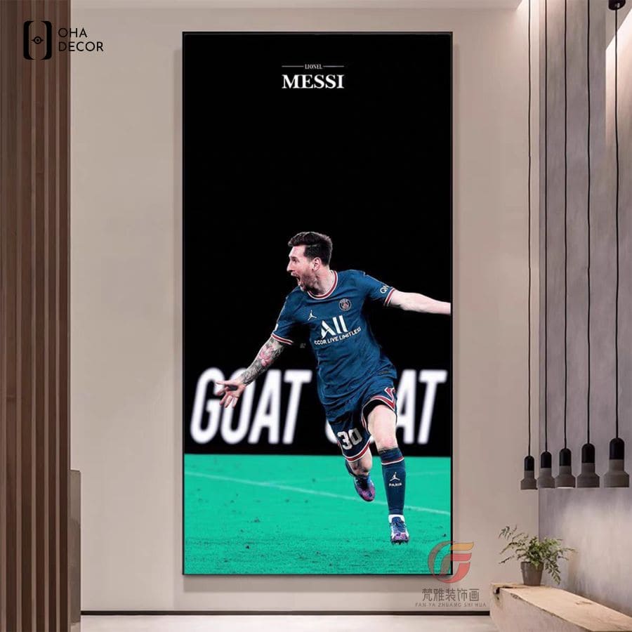 Tranh bóng đá tráng gương Messi Hà Nam là món quà sinh nhật ý nghĩa giúp truyền cảm hứng và động lực mạnh mẽ cho người nhận