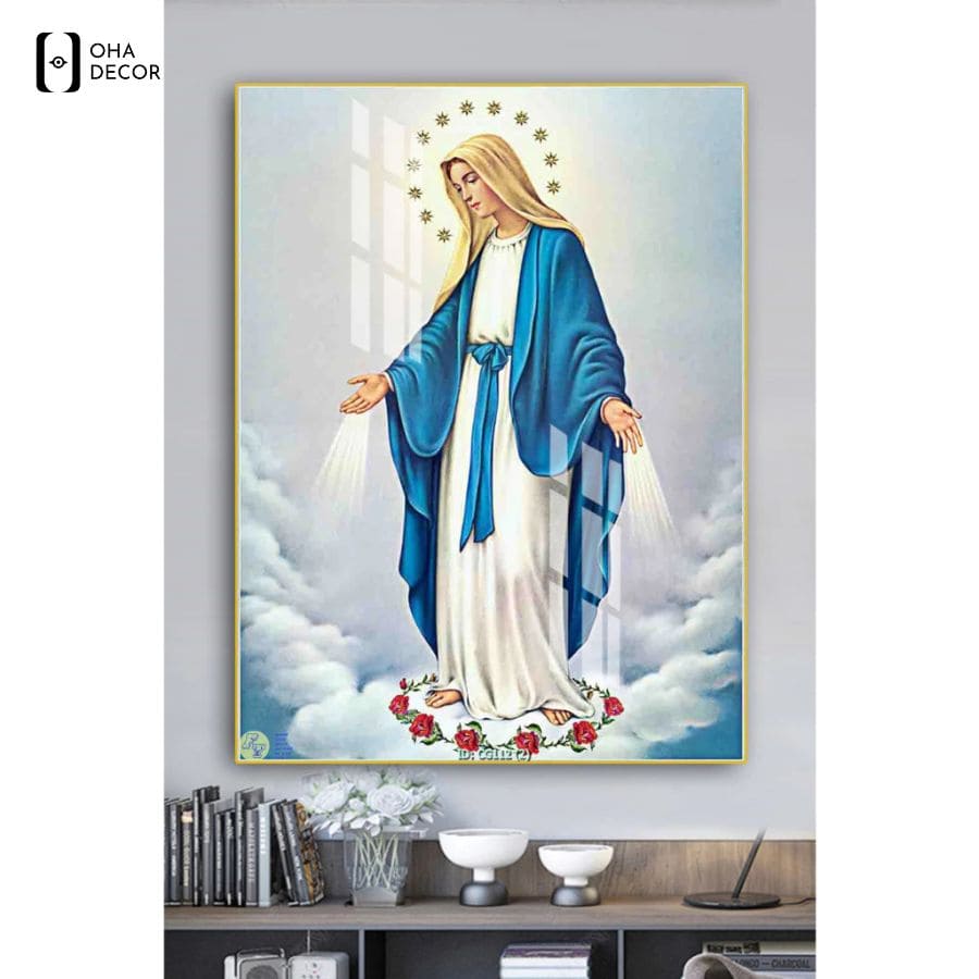 Oha Decor chuyên chế tác các mẫu tranh công giáo tráng gương cho nhà thờ đẹp với độ sắc nét tuyệt đối và màu sắc chân thực