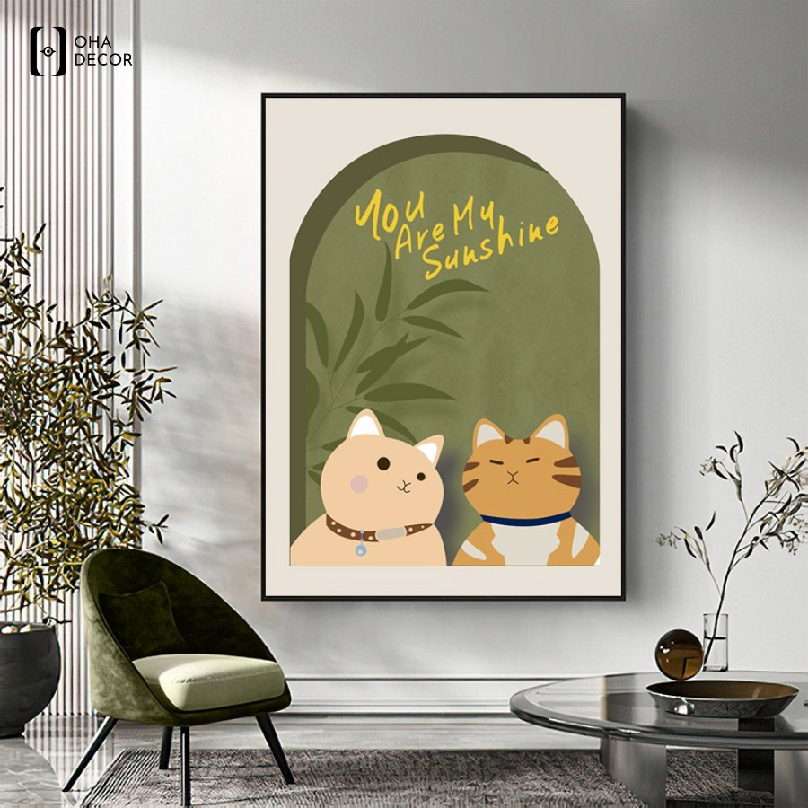 Tranh mèo decor quán cafe Hà Nam đẹp độc đáo thu hút khách hàng 3 Tranh mèo decor quán cafe Hà Nam đẹp độc đáo thu hút khách hàng