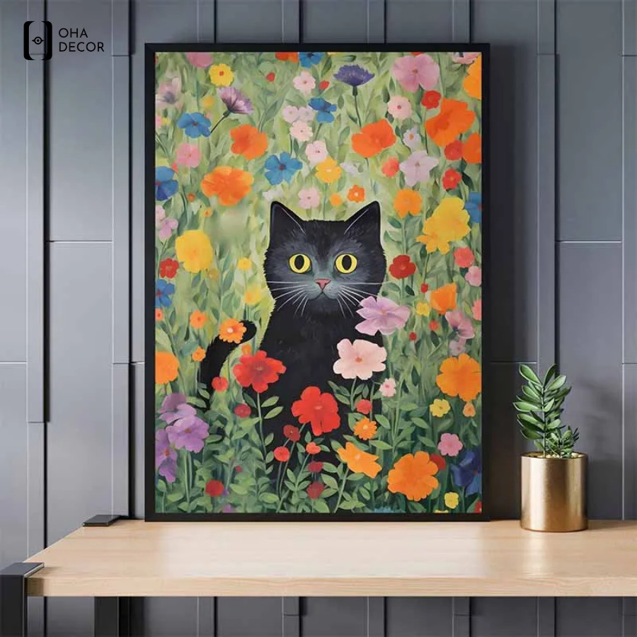 Tranh mèo decor quán cafe Hà Nam đẹp độc đáo thu hút khách hàng 2 Tranh mèo decor quán cafe Hà Nam đẹp độc đáo thu hút khách hàng