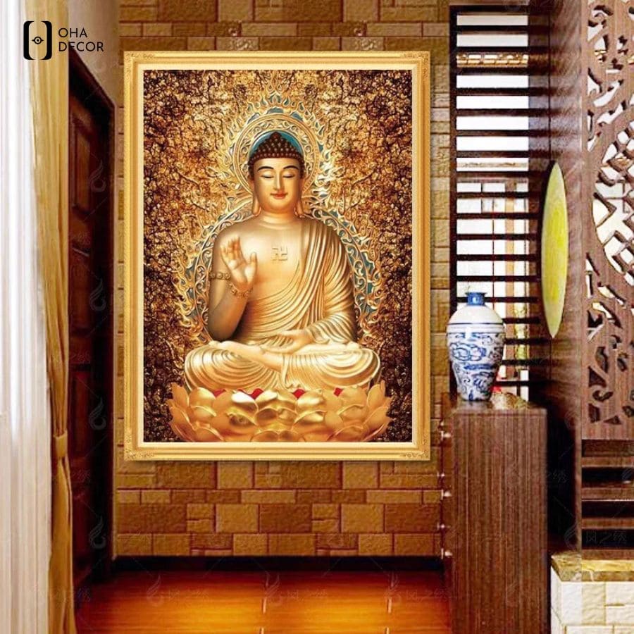 Top 6 tranh phật cổ xưa tráng gương phòng thờ tại Tuyên Quang 3 Tranh phật cổ xưa tráng gương phòng thờ giúp tụ khí tốt và thu hút năng lượng tích cực cho ngôi nhà