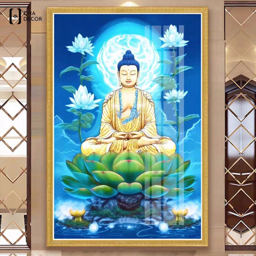 Top 6 tranh phật cổ xưa tráng gương phòng thờ tại Tuyên Quang 2 Tranh phật cổ xưa tráng gương phòng thờ mang lại sự thư thái và thức tỉnh tâm hồn hướng thiện