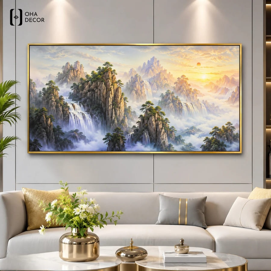 Gợi Ý Chọn Tranh Tráng Gương Hiện Đại Làm Quà Tặng Đối Tác Long An Tinh Tế 2026 6 Oha Decor tự hào mang đến dòng tranh tráng gương hiện đại làm quà tặng đối tác Long An chất lượng hàng đầu