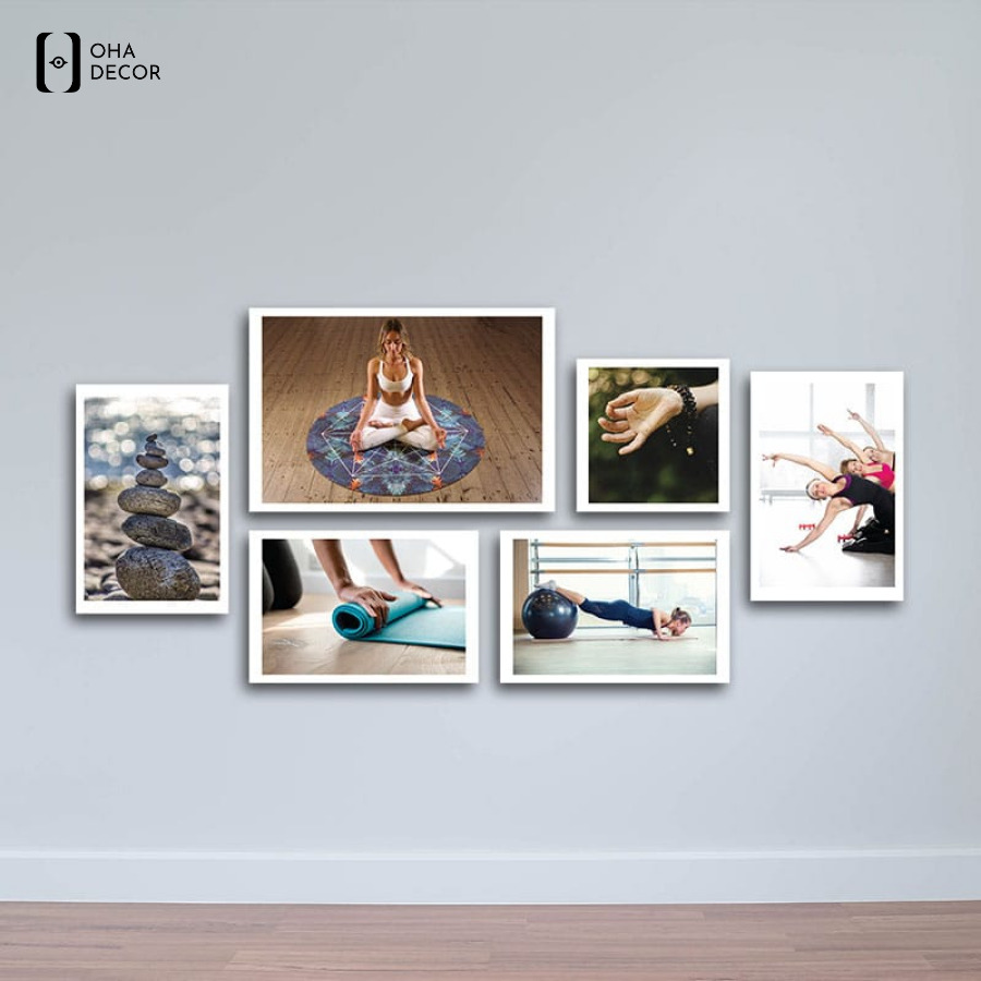Bố trí tranh cho phòng yoga Thuận An theo từng khu vực