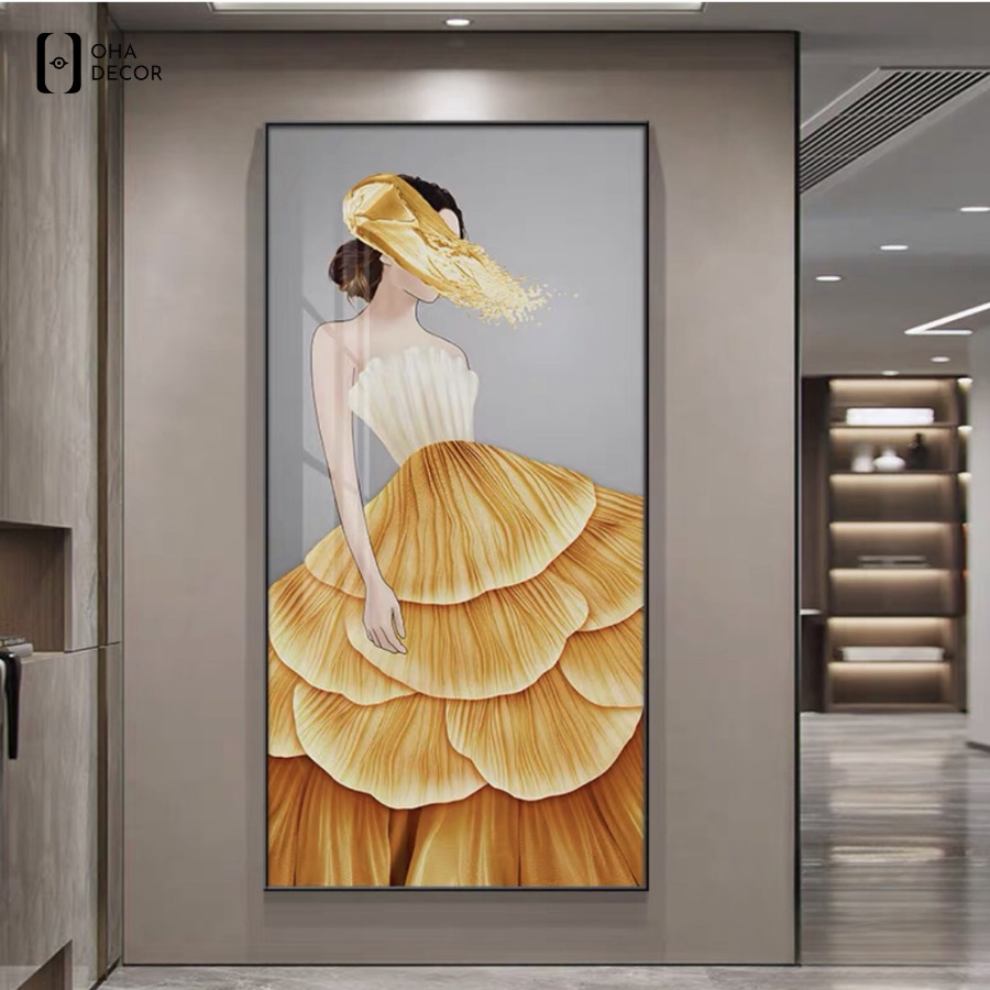 Tranh cô gái nghệ thuật Long Xuyên tạo điểm nhấn tinh tế cho không gian sống 5 Oha Decor cung cấp tranh cô gái nghệ thuật Long Xuyên theo yêu cầu