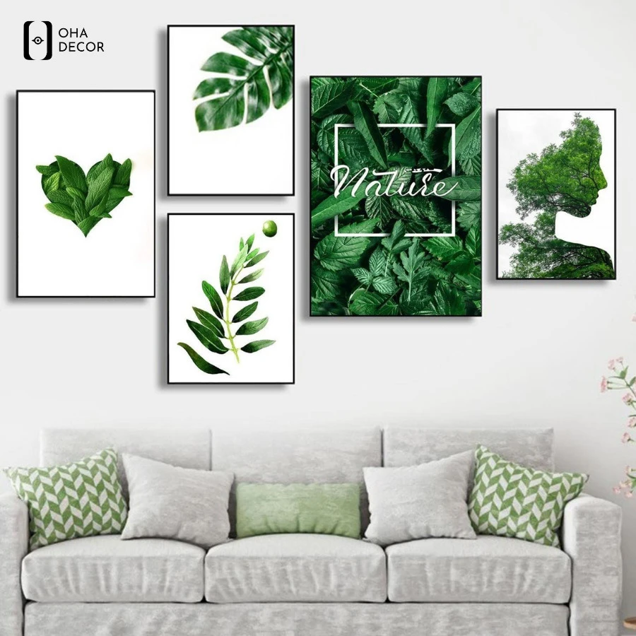 Oha Decor - cung cấp tranh lá cây decor spa Thuận An chất lượng