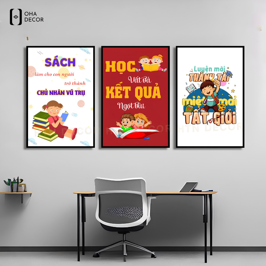 Tranh động lực slogan lớp học Đà Lạt truyền cảm hứng học tập 1 Tranh động lực slogan lớp học Đà Lạt mang lại giá trị tốt đẹp
