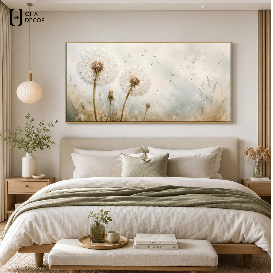 Bí quyết lựa chọn tranh treo đầu giường Vĩnh Long từ góc nhìn chuyên gia 1 Tranh treo đầu giường Vĩnh Long phù hợp với nội thất