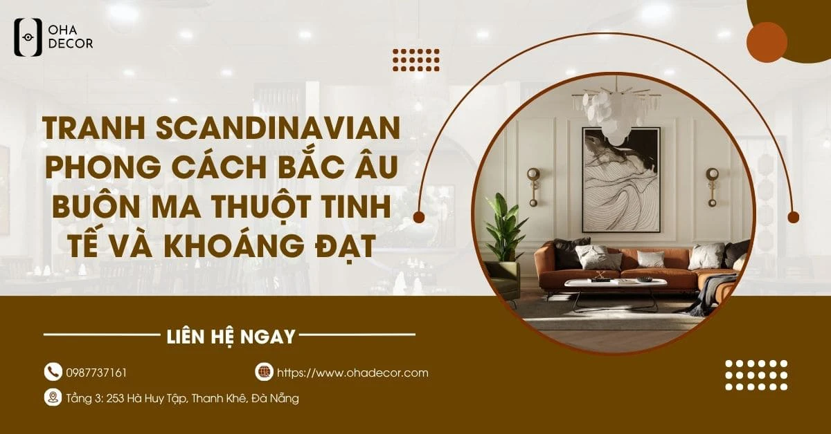 Tranh Scandinavian phong cách Bắc Âu Buôn Ma Thuột