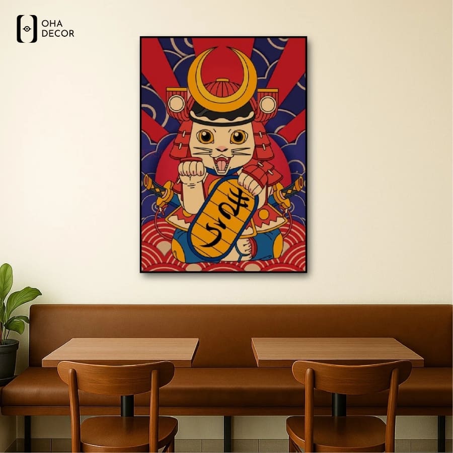 Tranh canvas mèo thần tài cho quán ăn, quán nhậu Nhật Buôn Ma Thuột tạo dấu ấn cho khách hàng 6 Oha decor cung cấp tranh canvas mèo thần tài cho quán ăn, quán nhậu nhật buôn ma thuột uy tín