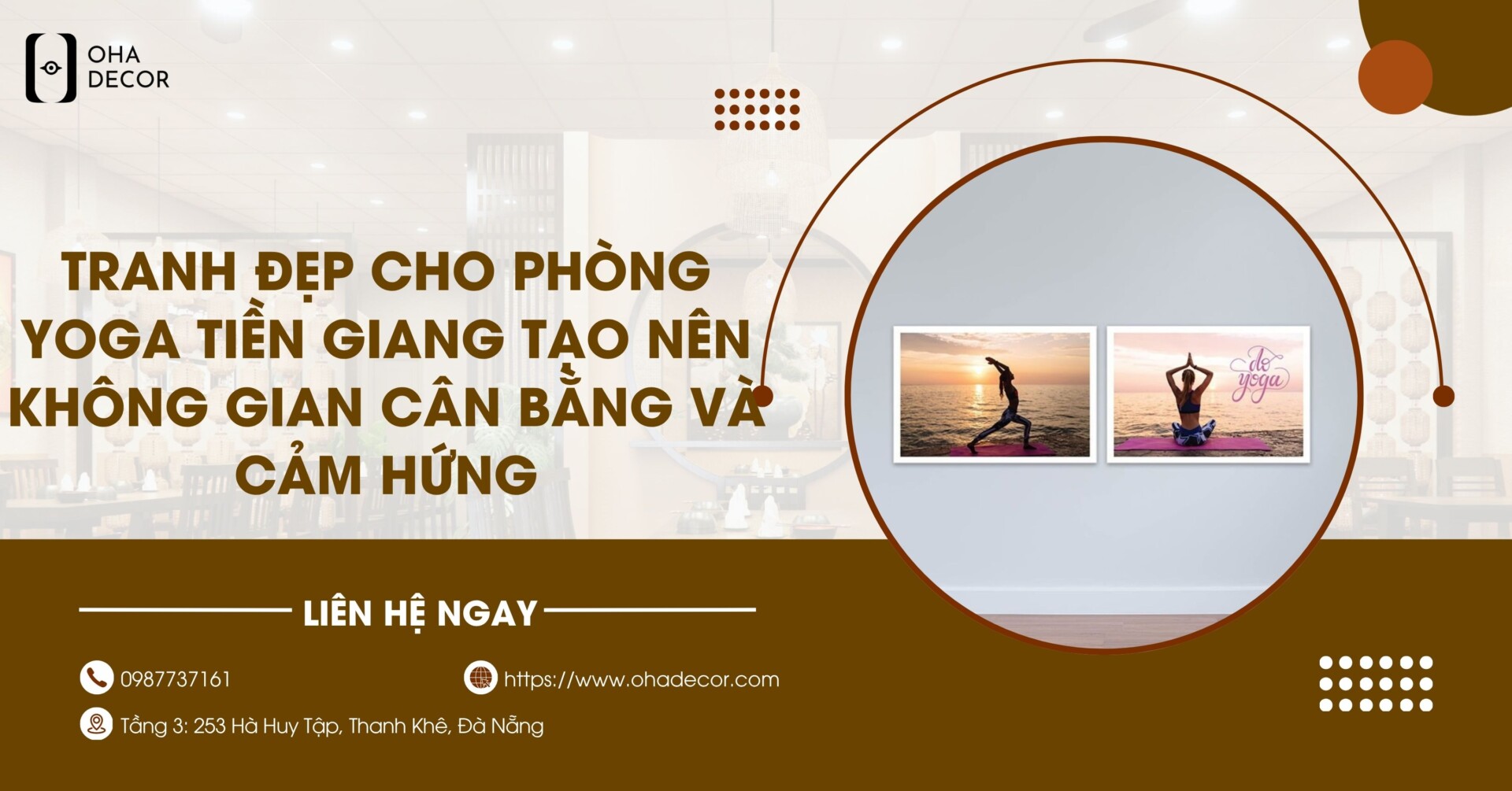 Tranh đẹp cho phòng yoga Tiền Giang