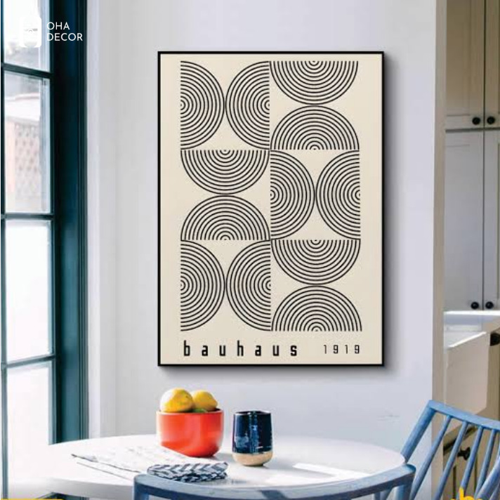 Tranh Geometric Hot Trend 2026 Tiền Giang – Xu hướng trang trí nội thất hiện đại 4 Tranh Geometric Hot Trend 2026 Tiền Giang