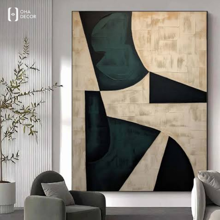 Tranh Geometric Hot Trend 2026 Tiền Giang – Xu hướng trang trí nội thất hiện đại 1 Tranh Geometric Hot Trend 2026 Tiền Giang
