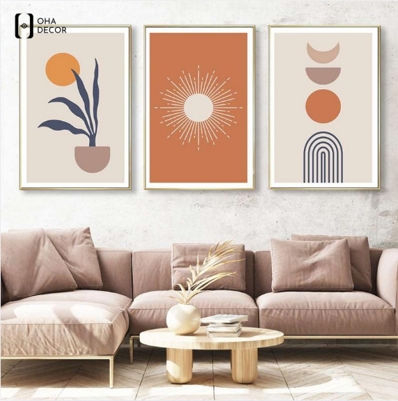 Tranh Minimalist tối giản decor homestay Tiền Giang tạo nên không gian tinh tế 5 Tranh Minimalist tối giản decor homestay Tiền Giang