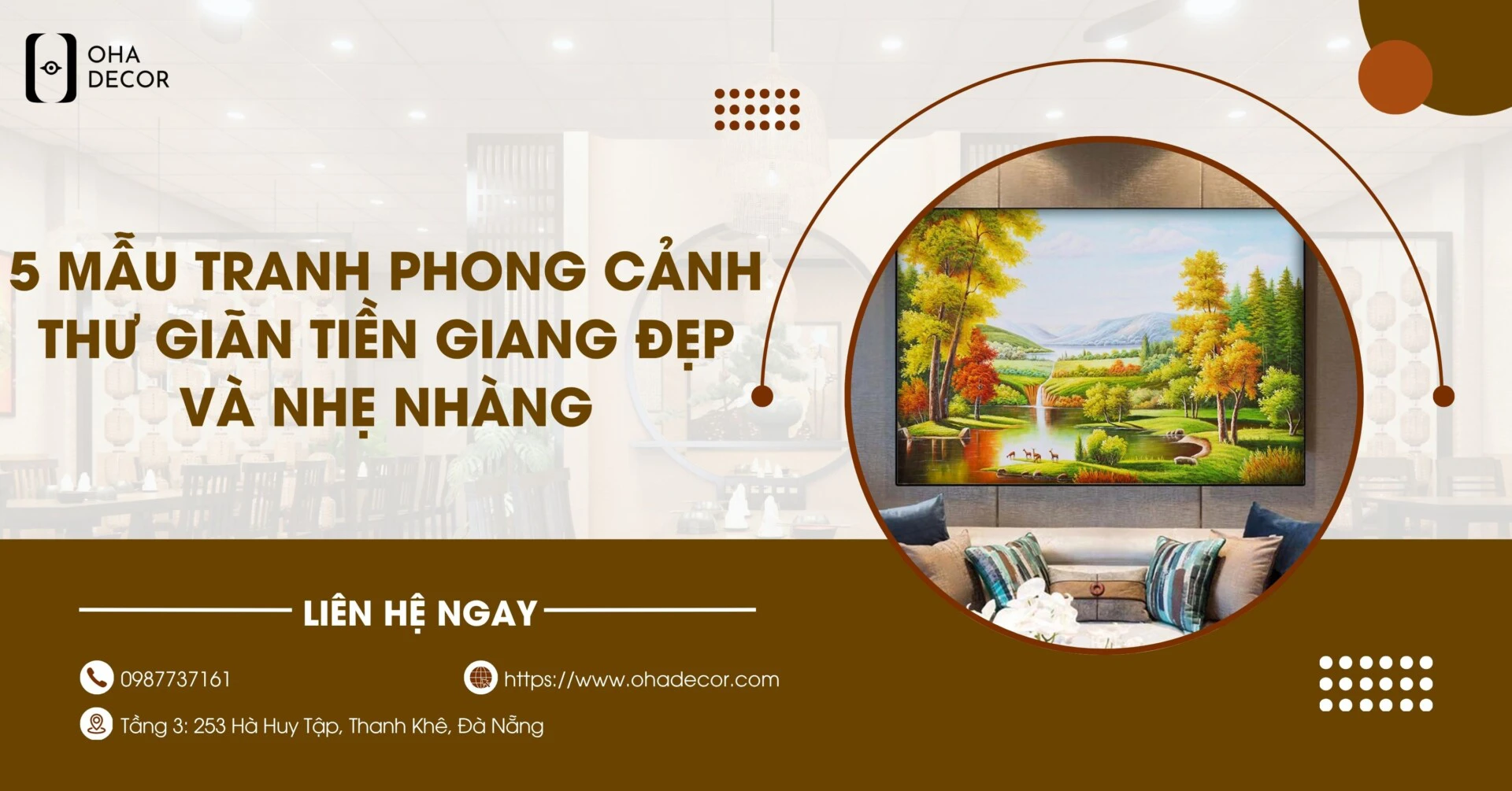 Tranh phong cảnh thư giãn Tiền Giang