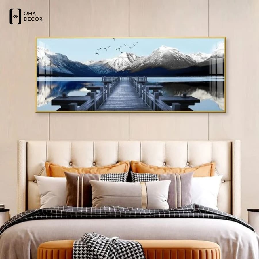 Tranh phòng ngủ hiện đại kích thước lớn Long Xuyên tinh tế và ấm cúng 6 Cam kết chất lượng vượt trội với tranh phòng ngủ hiện đại kích thước lớn long xuyên từ oha decor