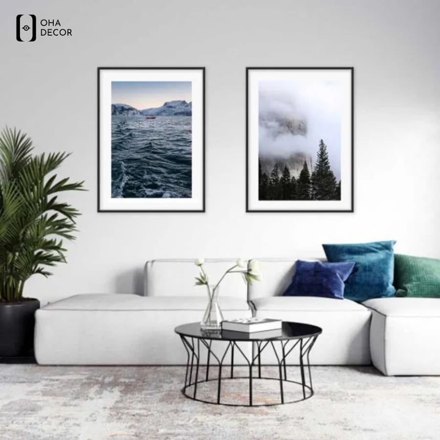 Tranh Scandinavian phong cách Bắc Âu Buôn Ma Thuột tinh tế và khoáng đạt 4 Giao thoa kiến trúc độc đáo cùng tranh scandinavian phong cách bắc âu buôn ma thuột