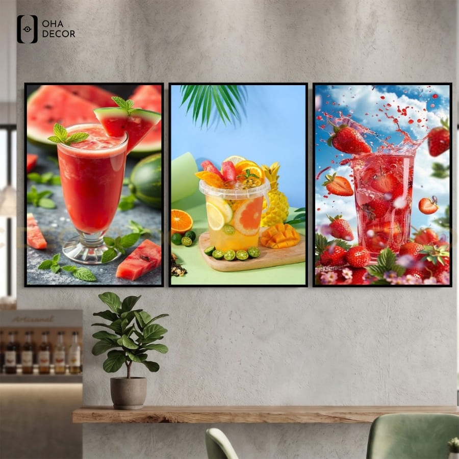 3 lý do nên chọn tranh thức uống Long Xuyên làm bừng sáng cơ sở kinh doanh 3 Tạo sự đồng nhất nhận diện thương hiệu cho chuỗi nhượng quyền với tranh thức uống long xuyên