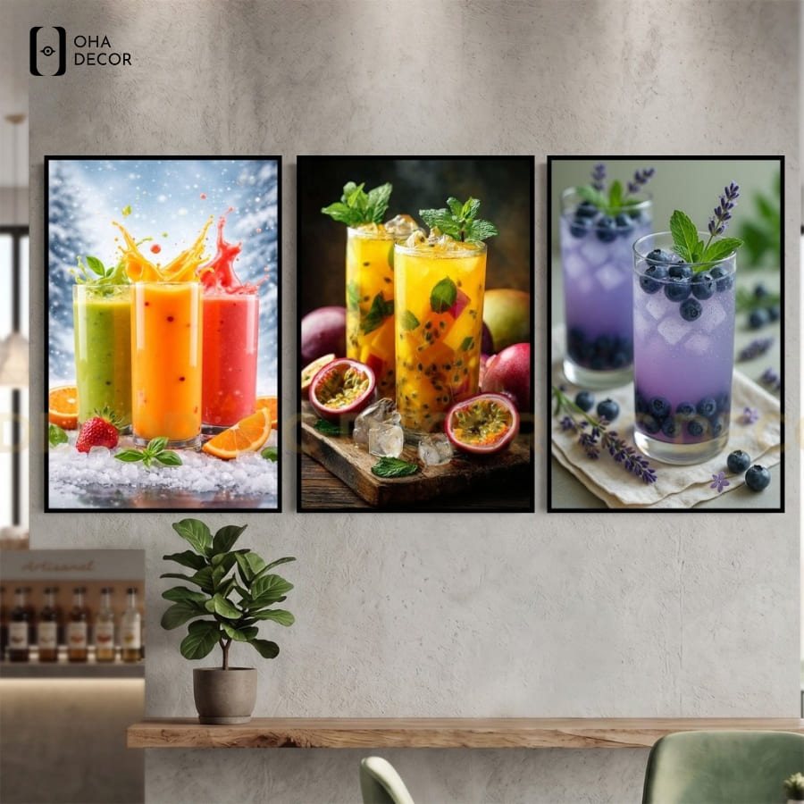 3 lý do nên chọn tranh thức uống Long Xuyên làm bừng sáng cơ sở kinh doanh 2 Nâng tầm không gian quán f&b với tranh thức uống long xuyên