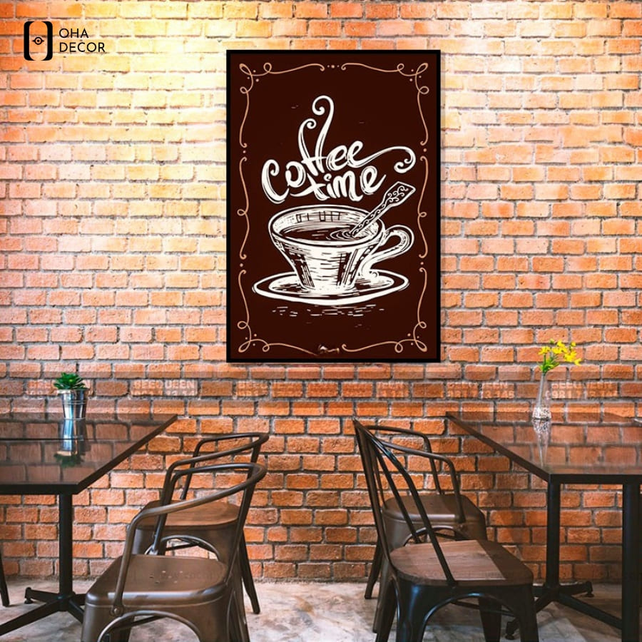Tranh typography cafe Long Xuyên nét vẽ chữ nghệ thuật đánh thức thị giác 5 Đảm bảo độ bền vượt trội và sắc nét với tranh typography cafe long xuyên phôi in cao cấp